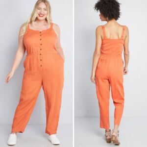 NWT Modcloth Every Waking Momentum Jumpsuit | 1X
